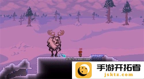 《泰拉瑞亚》鹿角怪召唤方法