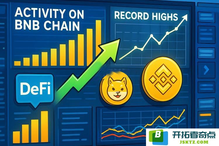 BNB Chain链上交易量暴涨243%、日活接近200万！受惠DeFi、Meme币、官方激励
