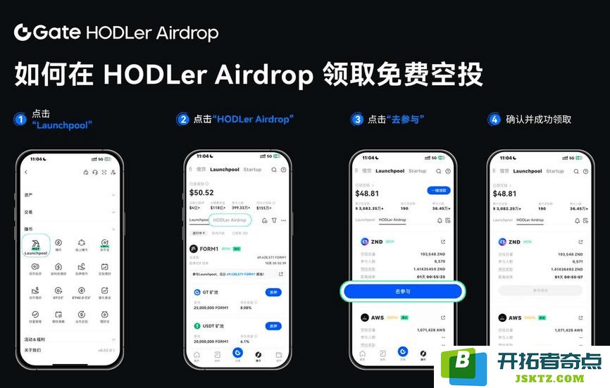 怎样参与Gate.io HODLer空投活动并成功领取免费福利？