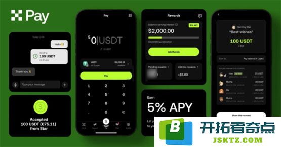 喜讯！OKX Pay 正式推出，用户可零手续费使用稳定币USDC和USDT进行交易