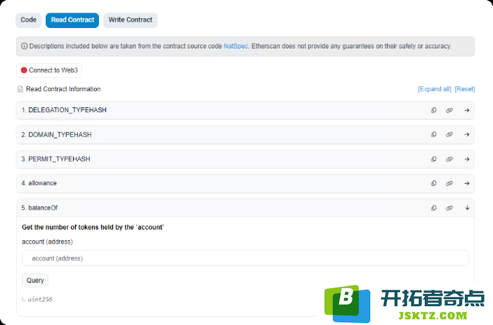 Etherscan 阅读合约